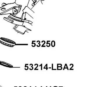 53250-LBA2-E00 BEARING BOT STRG (mark:PX1) — diagram cutout