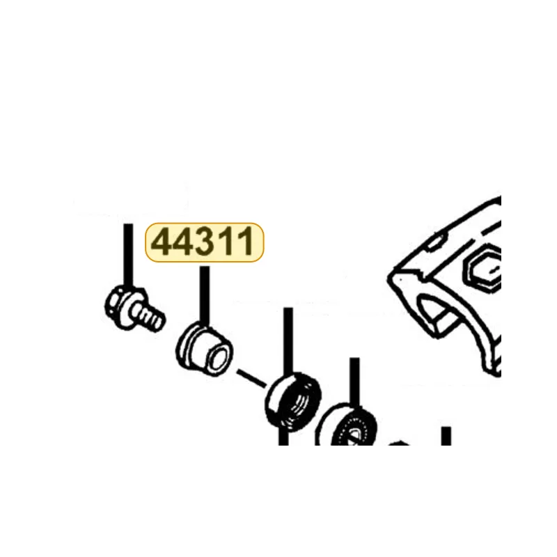 44311-KED9-900 COLLAR FR WHEEL SIDE — diagram cutout