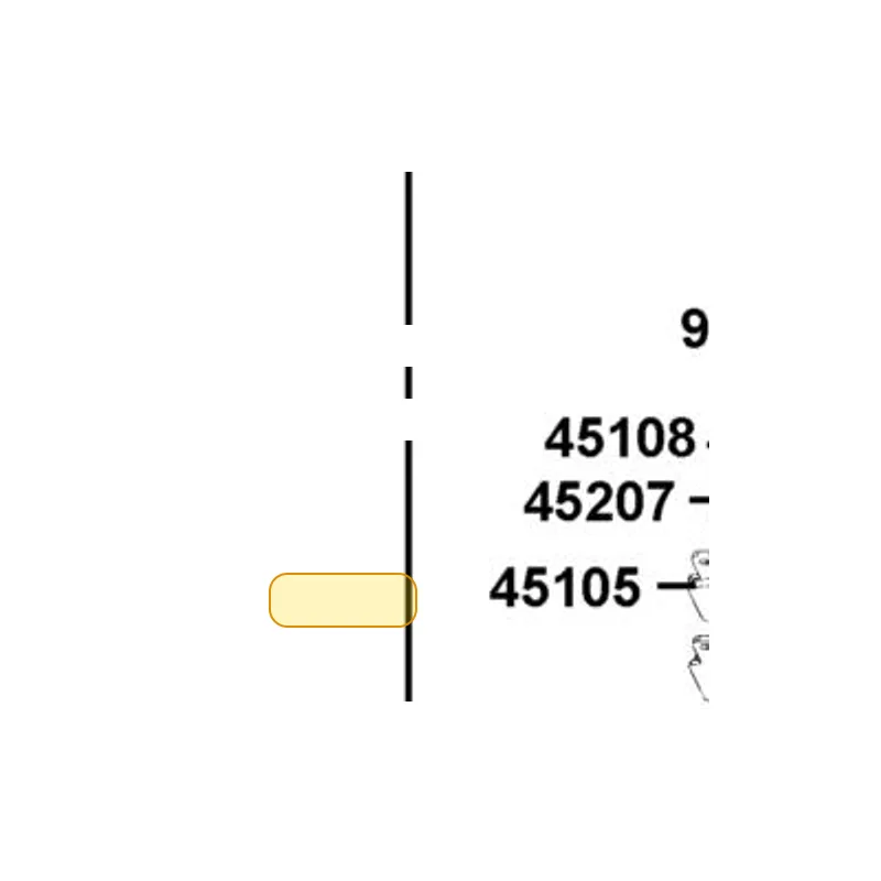 45105-LKF5-305 PAD SET — diagram cutout