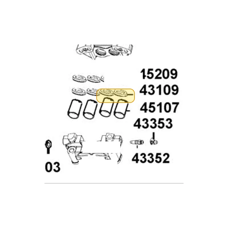 45107-LKF5-E00 PISTON C/P (Ø25.4MM) — diagram cutout