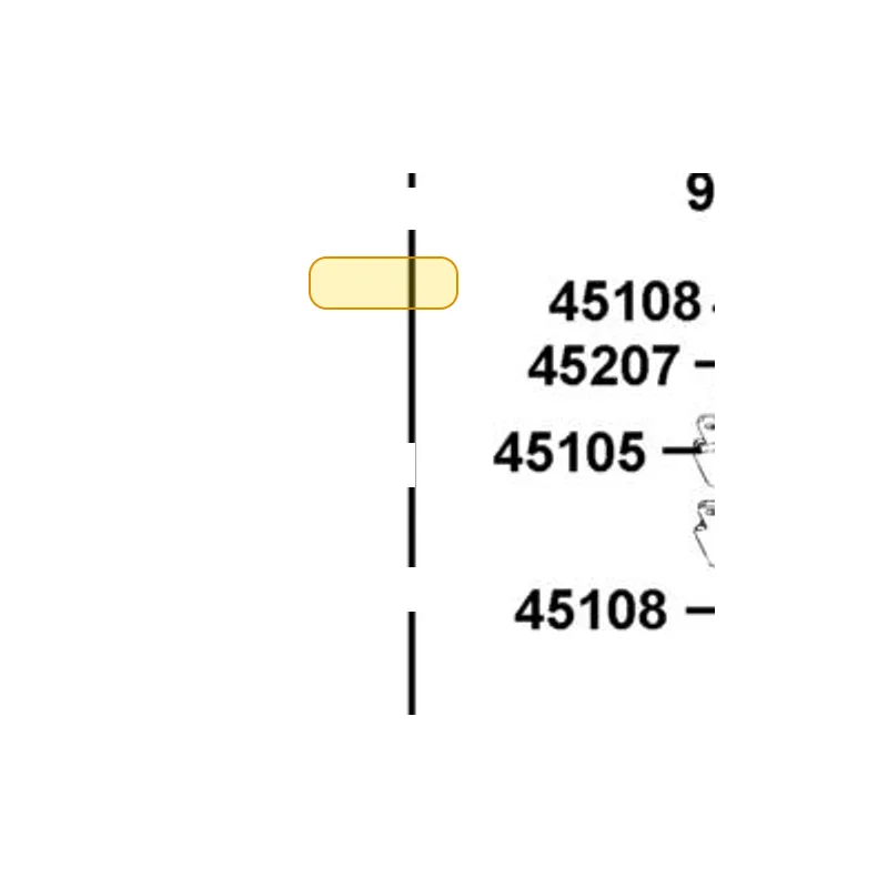 45207-LKF5-E00 PIN HANGER — diagram cutout
