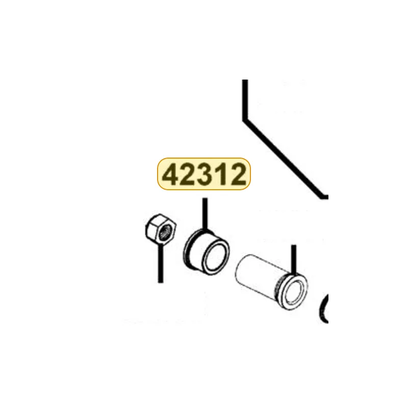 42312-KKE5-E00 COLLAR RR AXLE SIDE — diagram cutout