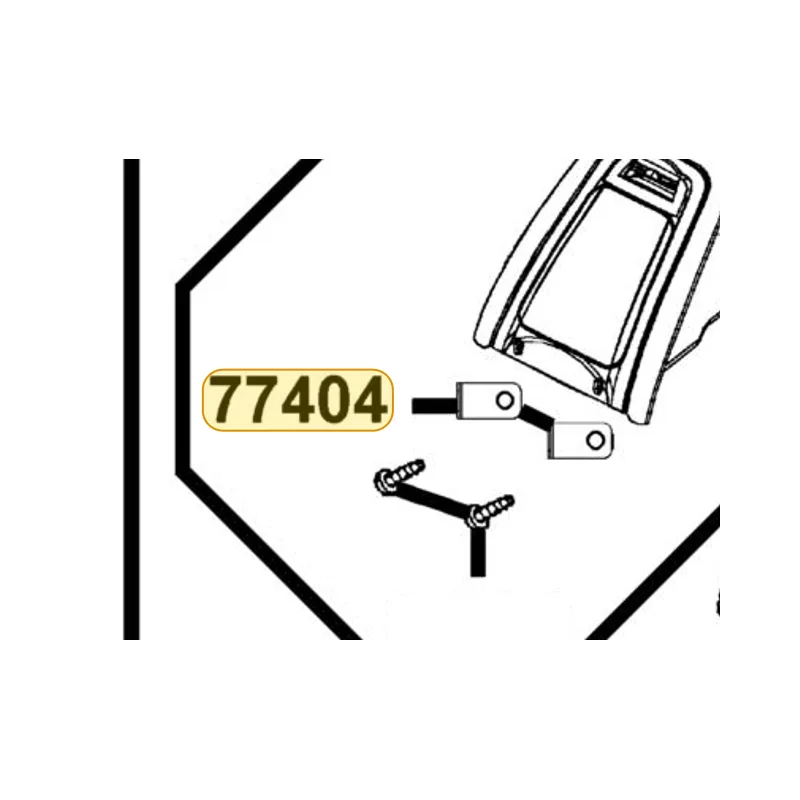 77404-KKE5-E00 STAY SEAT BOX COVER — diagram cutout