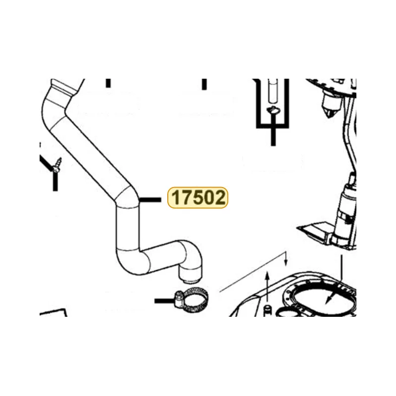 17502-KKE5-M30 HOSE FUEL — diagram cutout