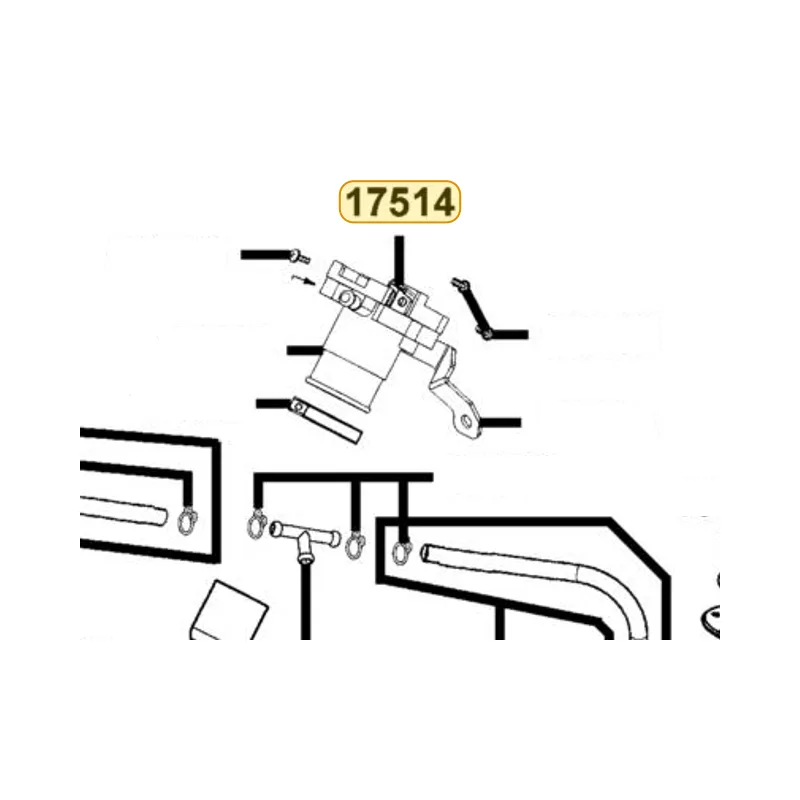 17514-KKE5-E00 STAY A FUEL FILLER — diagram cutout