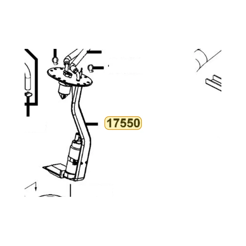 17550-KKE5-E00 FUEL PUMP ASSY — diagram cutout