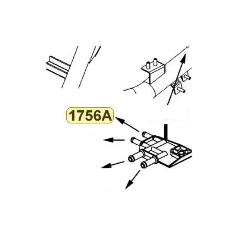 1756A-KKE5-E01 TUBE.FUEL INJECTOR RIGHT — diagram cutout