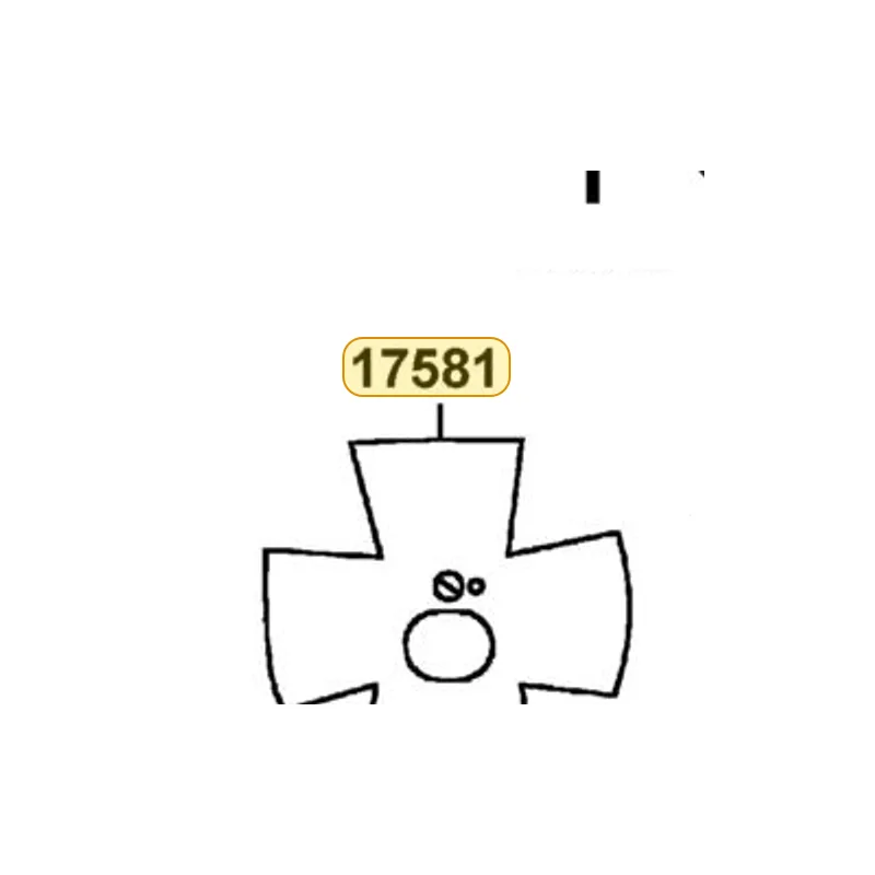 17581-KKE5-E01 HEAT GUARD LOW.FUEL TANK — diagram cutout
