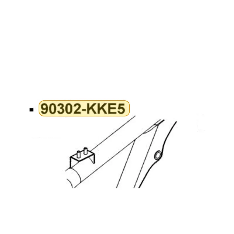 90302-KKE5-E10 BOLT-WASH M5*10 — diagram cutout