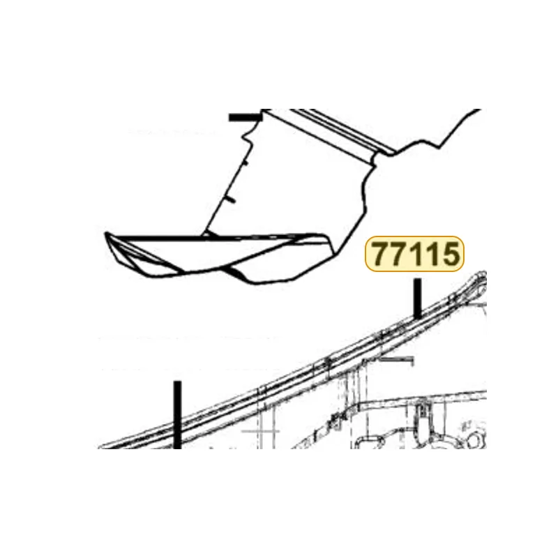 77115-KKE5-E00 RUBBER SEAL — diagram cutout