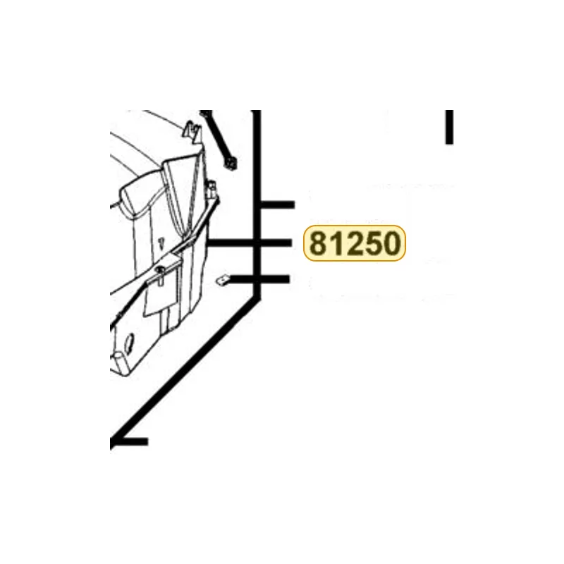 81250-KKE5-E01 BOX LUGGAGE LOW — diagram cutout