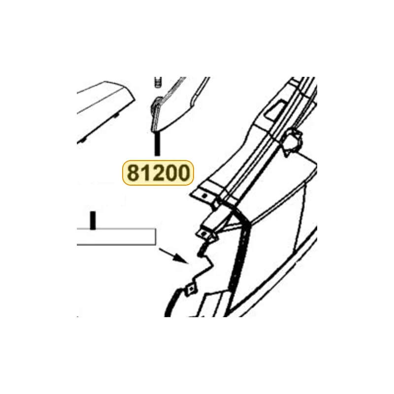 81200-KKE5-E00-BJA CARRIER RR — diagram cutout