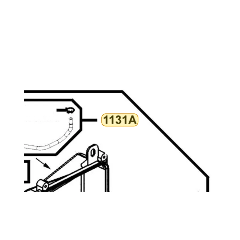 1131A-KKE5-E00 TUBE ASSY MISSION — diagram cutout