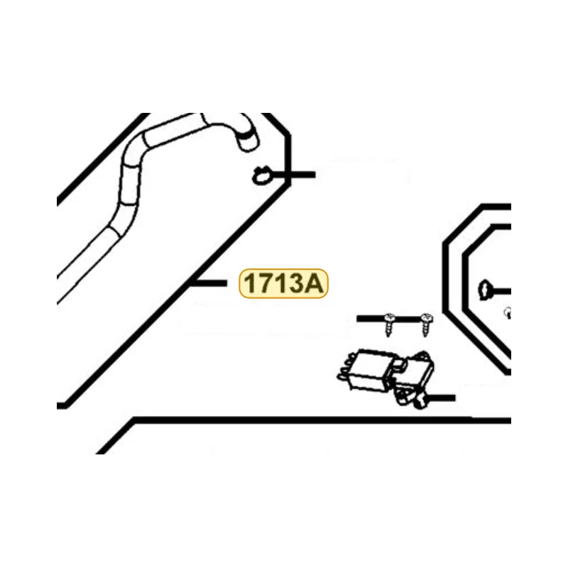 1713A-KKE5-E00 TUBE ASSY B ISC — diagram cutout
