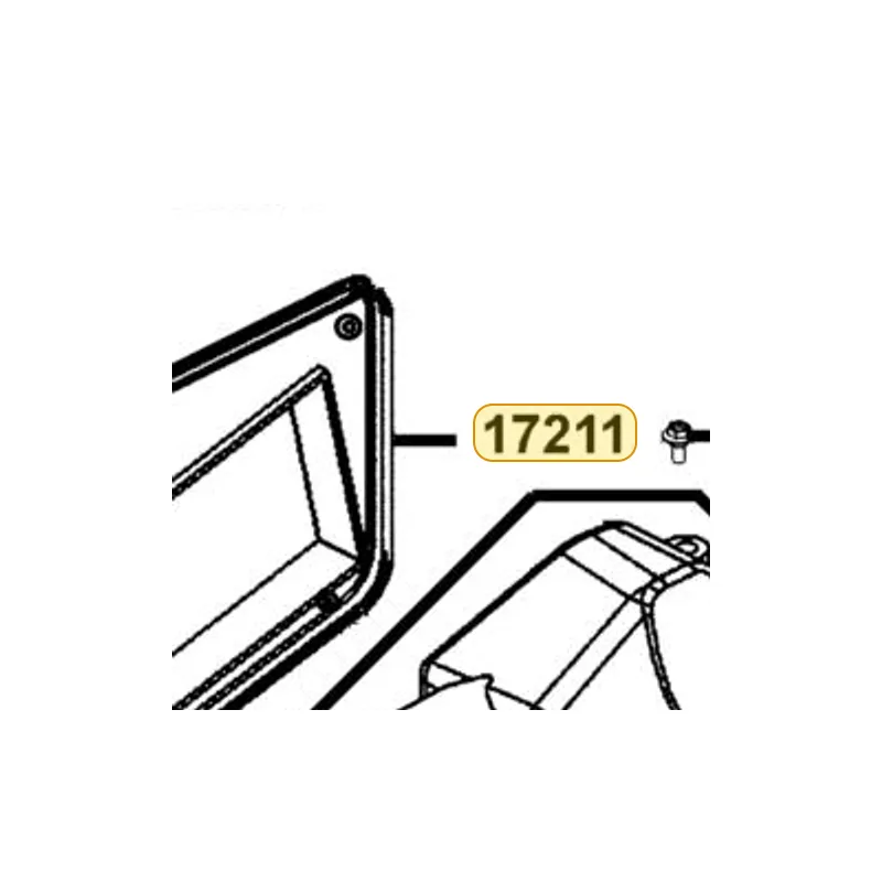 17211-KKE5-E00 ELEMENT COMP AIR/C — diagram cutout