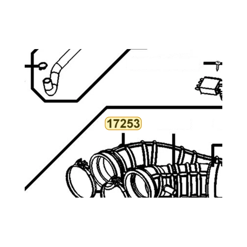 17253-KKE5-E00 TUBE AIR/C CONN R — diagram cutout