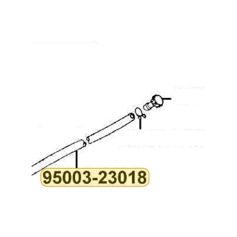 95003-23018-60 V TUBE 8*12*185 — diagram cutout