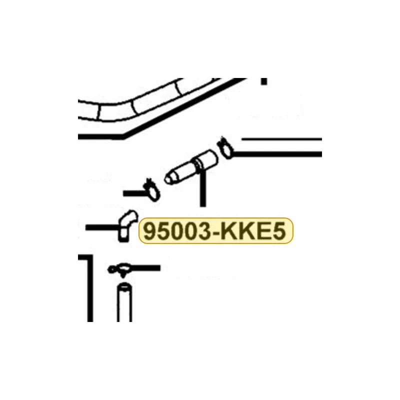 95003-KKE5-E00 V TUBE 8*12*50 — diagram cutout