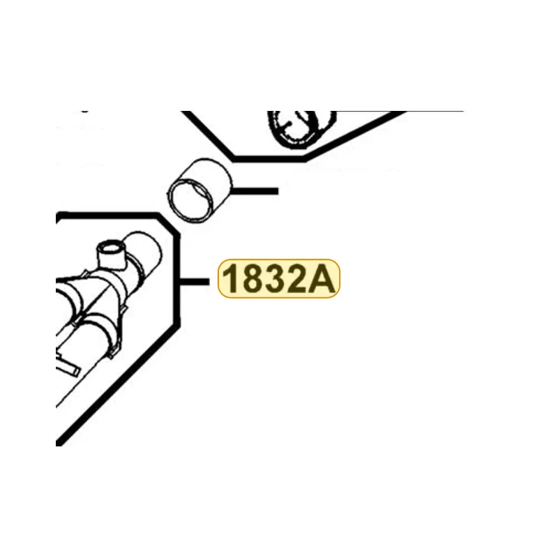 1832A-KKE5-E00 PIPE MUFFLER EXH — diagram cutout