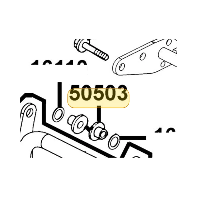 50503-KKE5-E00 COLLAR MAIN STAND — diagram cutout