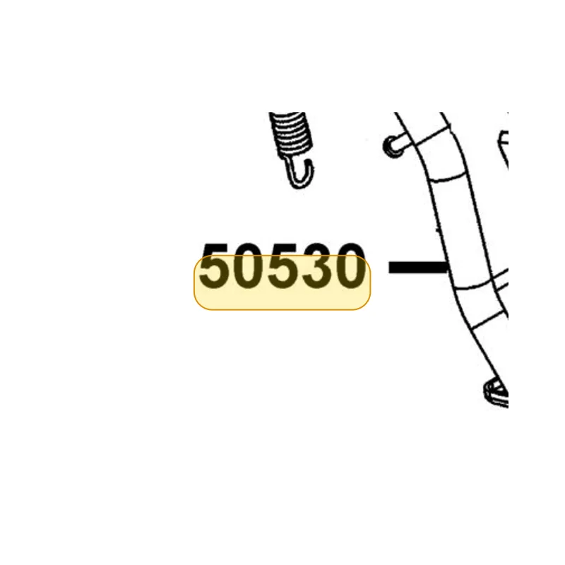 50530-KKE5-700 BAR SIDE STAND — diagram cutout