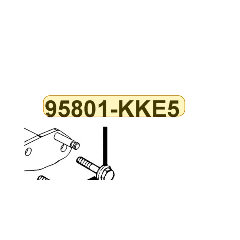 95801-KKE5-E00 BOLT FLANGE M8*30 — diagram cutout