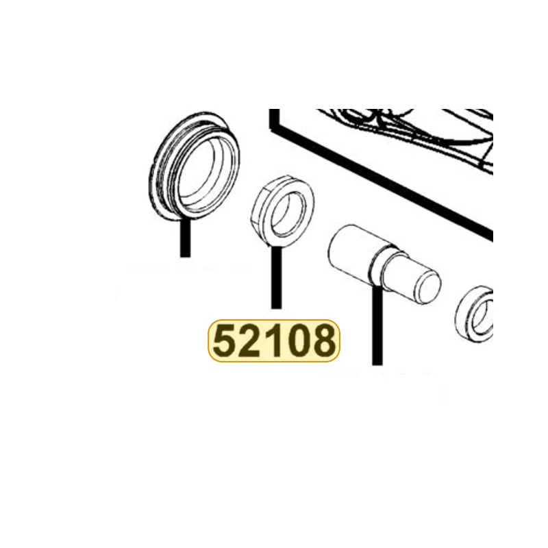 52108-KKE5-E01 NUT FLANGE.M22X1.5 — diagram cutout