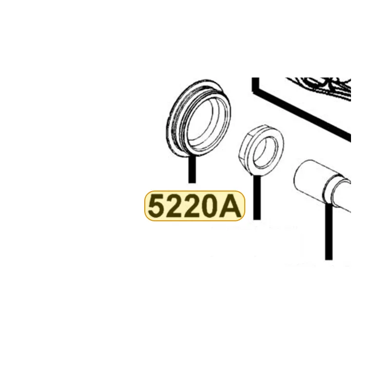 5220A-KKE5-E01 COVER ASSY.RR FORK — diagram cutout