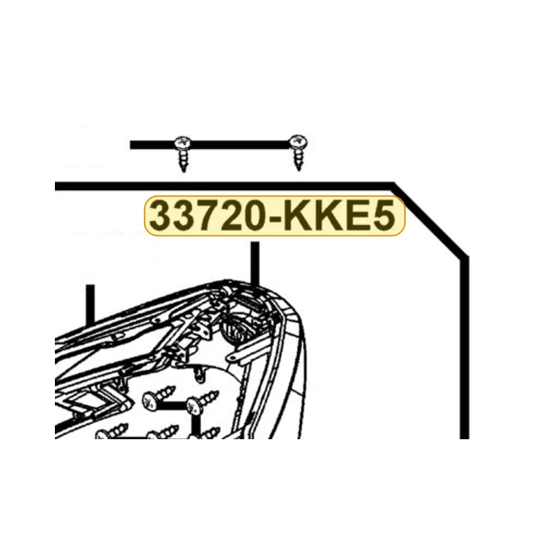 33720-KKE5-E00 REAR LIGHT COMP — diagram cutout