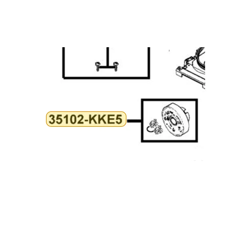 35102-KKE5-308 SHUTTER MAGNETIC LOCK SET — diagram cutout
