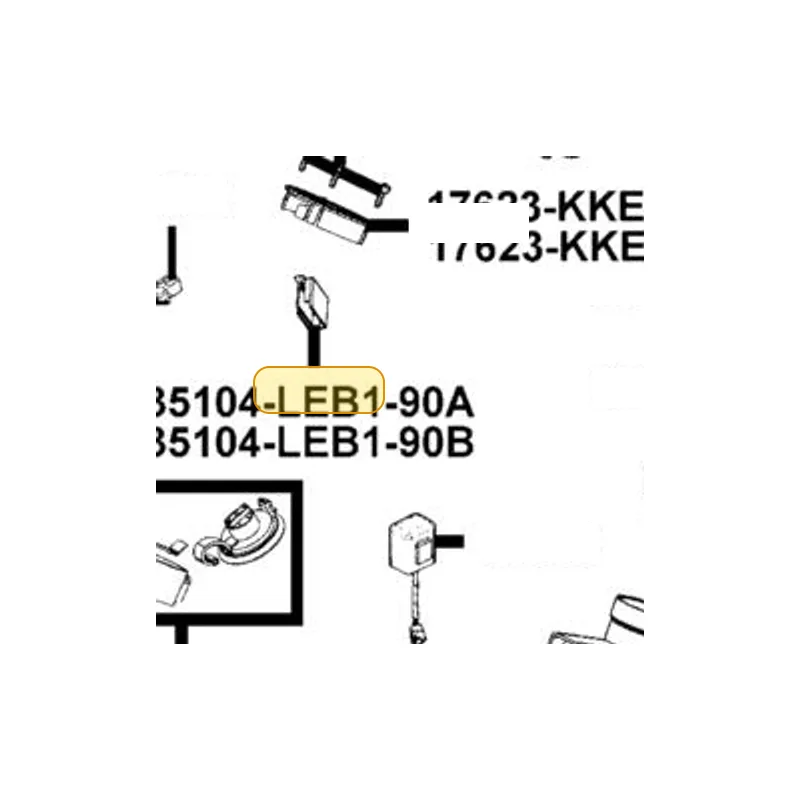 35104-LEB1-90B PLATE COVER FUEL CAP CABLE — diagram cutout