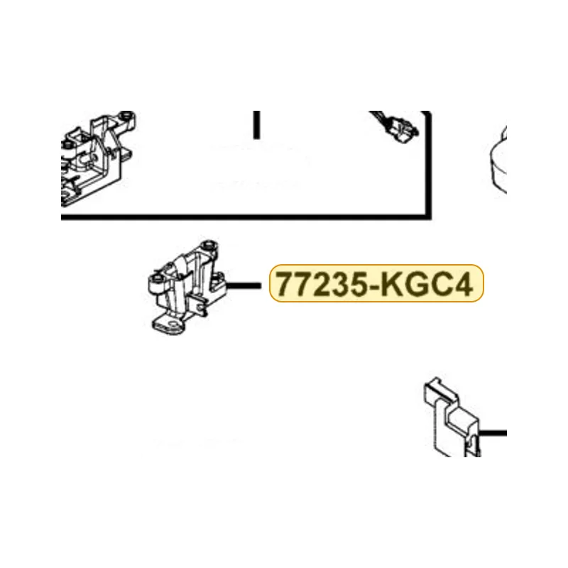 77235-KGC4-E0B SEAT CATCH — diagram cutout