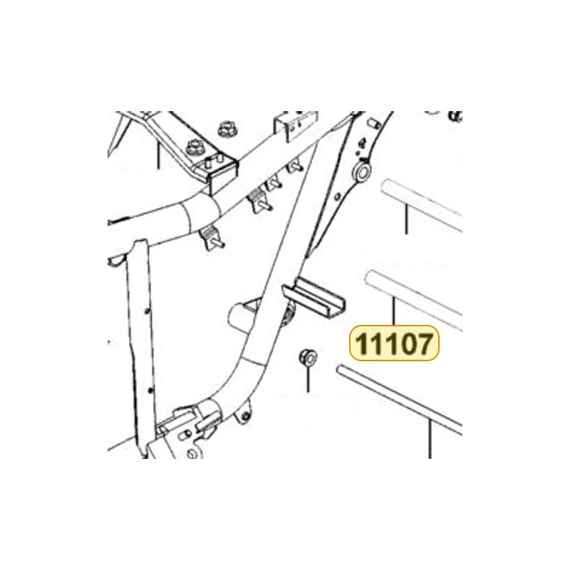 11107-KKE5-900 COLLAR DOWN ENGINE HANGER — diagram cutout