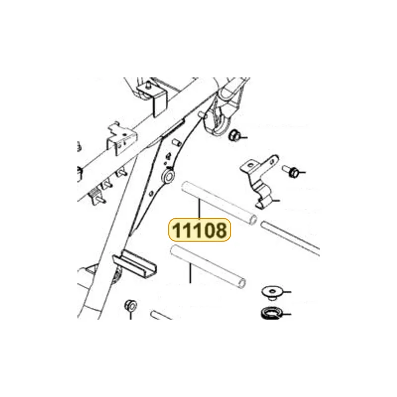 11108-KKE5-900 COLLAR UP ENGINE HANGER — diagram cutout
