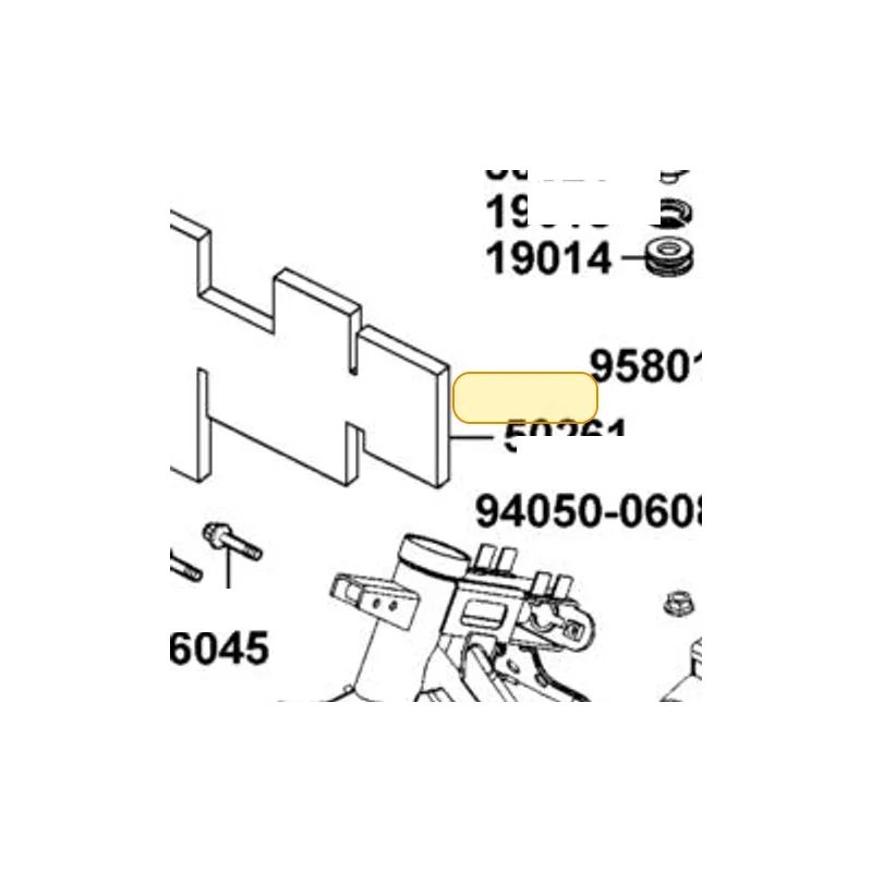 50261-KKE5-E00 HEAT GUARD PIPE — diagram cutout