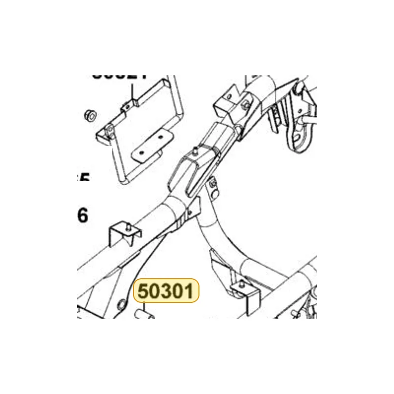 50301-KKE5-E00 COLLAR ENG MOUNT — diagram cutout