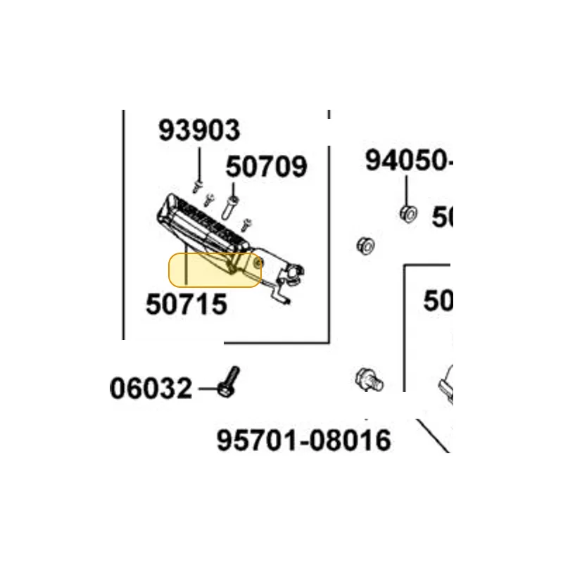 50715-KKE5-E00-J2P PEDAL COVER R — diagram cutout