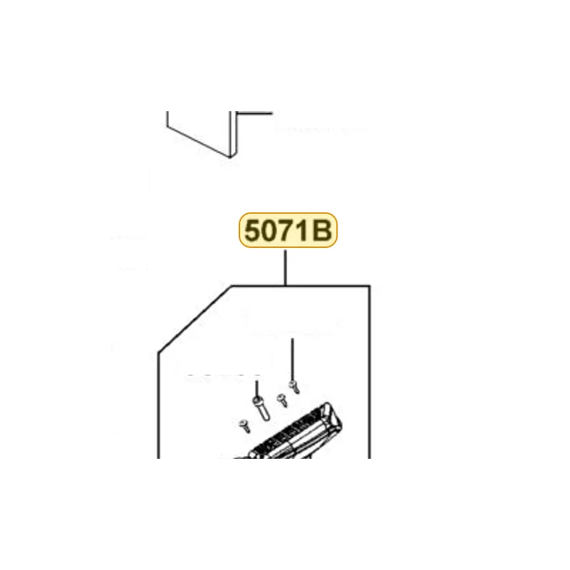 5071B-KKE5-E10-M3A BAR L ASSY RR STEP — diagram cutout