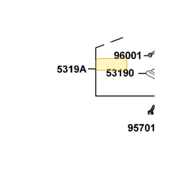 53190-KKE5-E00 ARM COMP PARKING — diagram cutout