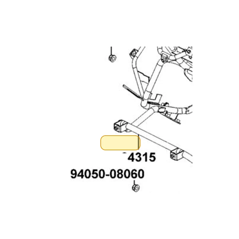 64315-KKE5-E01 BRKT FR COVER — diagram cutout