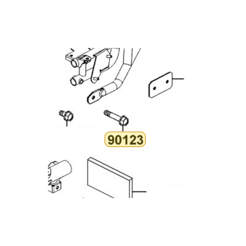 90123-KKE5-E00 BOLT FLANGE 8*45 — diagram cutout