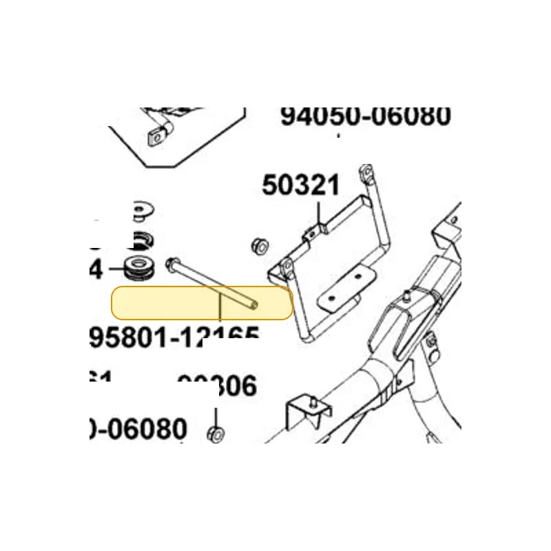 95801-12165-06 BOLT FLANGE 12X165 — diagram cutout