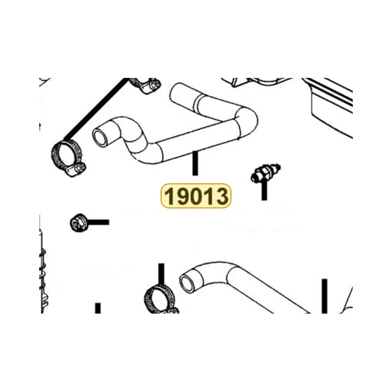 19013-KKE5-E00 HOSE WATER INLET — diagram cutout