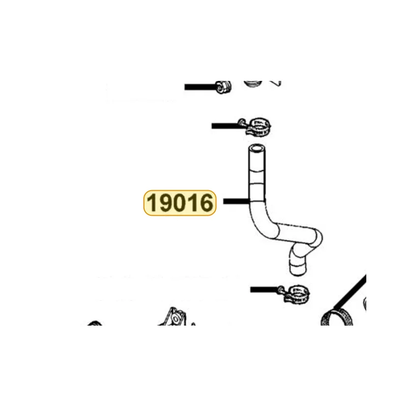 19016-KKE5-E00 HOSE WATER-UNIT CAP — diagram cutout