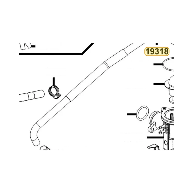 19318-KKE5-E00 HOSE B THERMOSTAT — diagram cutout