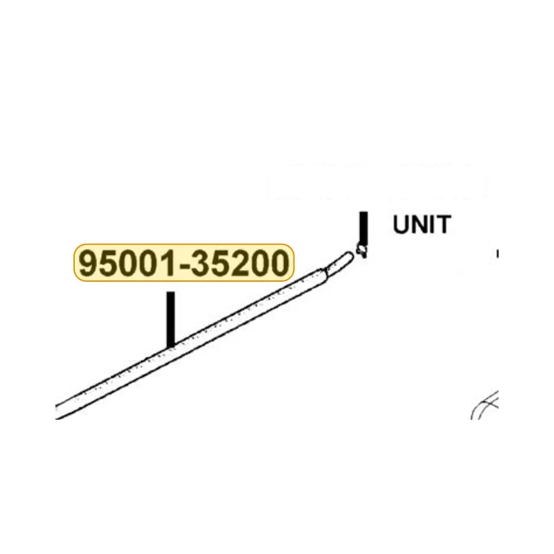 95001-35200-40 TUBE FUEL 3.5*200 — diagram cutout