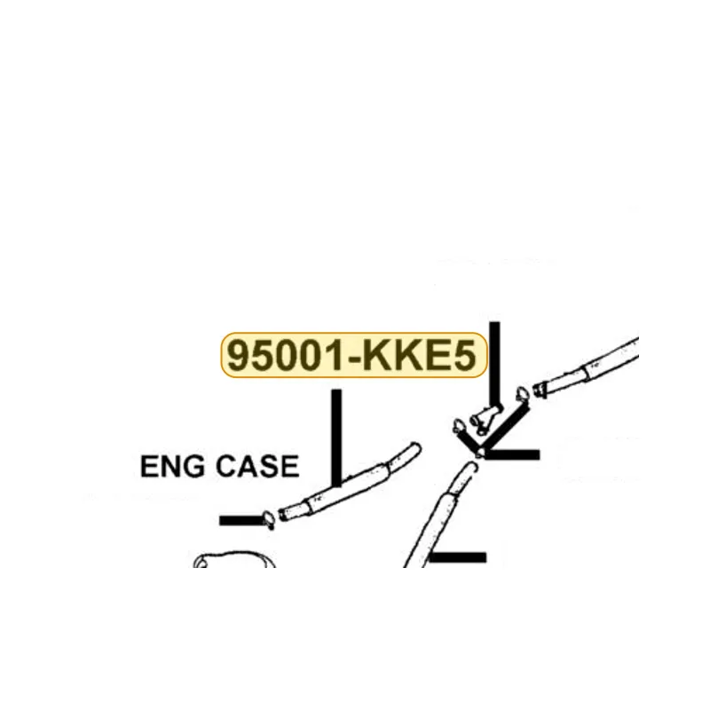 95001-KKE5-E00 TUBE FUEL 3.5*1060 — diagram cutout