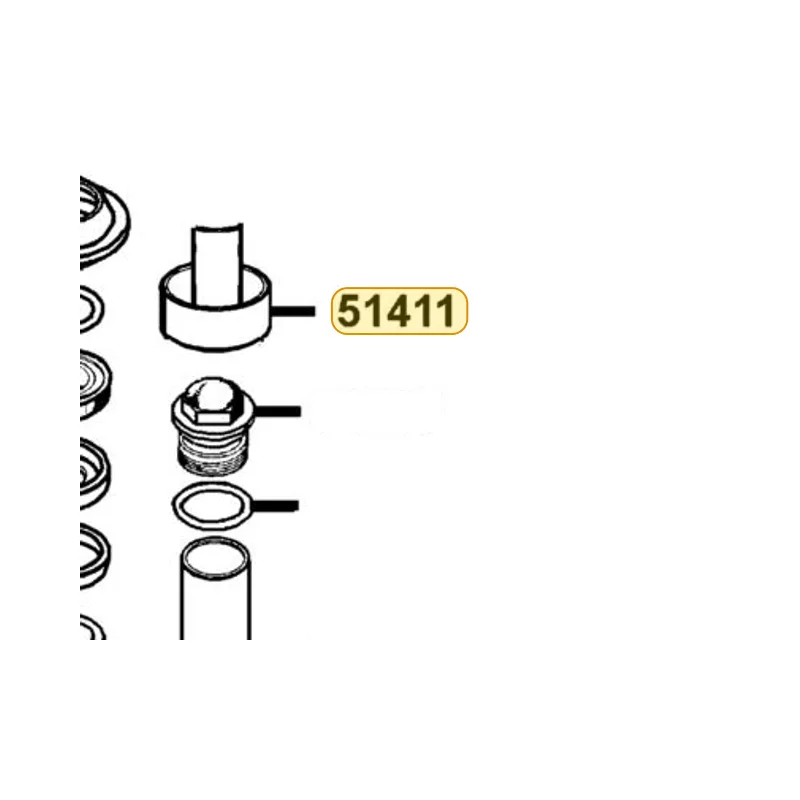 51411-KKE5-E00 FORK FENDER — diagram cutout