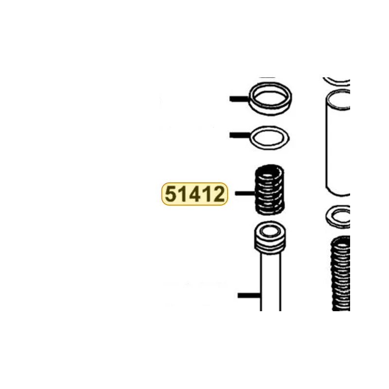 51412-LBA2-E00 REBOUND SPRING — diagram cutout