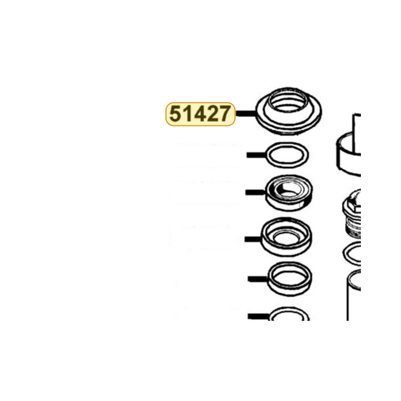 51427-KED9-900 DUST SEAL — diagram cutout